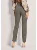 MADELEINE Slim Fit Stretchhose mit Biesen in khaki
