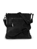 Bag Street Umhängetasche, Schultertasche Kunstleder schwarz ca. 26cm