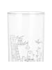 Mr. & Mrs. Panda Wasserglas Waldtiere Picknick ohne Spruch in Transparent