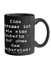 Mr. & Mrs. Panda Teetasse Spruch Hebamme Magie mit Spruch in Schwarz
