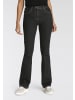 ARIZONA Bootcut-Jeans in schwarz
