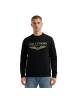 PME Legend Pullover CREWNECK LOGO CARRIER in Schwarz