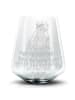 Mr. & Mrs. Panda Blümchentail Glas Affe mit Spruch in Transparent