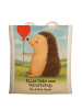 Mr. & Mrs. Panda Schultasche Igel Luftballon Design mit Spruch in Weiß