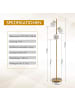 COSTWAY Stehlampe 3-flammig in Gold