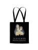 Mr. & Mrs. Panda Dokumententasche Pinguin umarmen mit Spruch in Schwarz