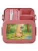 Mr. & Mrs. Panda MEPAL Bentobox Schnabeltier Mut Design ohne Spruch in Rot Pastell