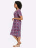 Sieh an! Kleid in magenta-topas-bedruckt