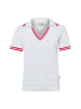 JOOP! Strick-Poloshirt Kalena in weiß rot