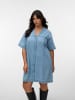 Vero Moda Jeanskleid in Light Blue Denim