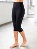 Sieh an! Capri-Leggings in schwarz
