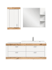 ebuy24 Badmöbelset Laredo 3-teilig Weiß 132 x 48 cm