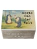 Mr. & Mrs. Panda Geschenkbox Pinguin Beste Omi der Welt Design m... in Weiß