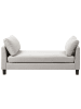 Beliani Chaiselongue ARCHIANE in Grau/Schwarz - (W) 170 x (H) 60 x (L) 85 cm