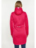 Schmuddelwedda Damen Strickfleecemantel in Himbeerpink Melange