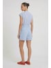 Oui Shorts in lt blue white