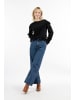 IZIA Damen Strickpullover in Schwarz