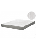 Beliani Matratze FLEX 7 PLUS in Weiß/Grau - (W) 140 x (H) 20 x (L) 200 cm H2/3 Mittel
