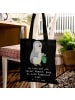 Mr. & Mrs. Panda Uni Tasche Sommelier Herz mit Spruch in Schwarz