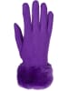 styleBREAKER Touchscreen Handschuhe in Violett