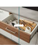 relaxdays Besteck-Organizer in Natur - (B)40 x (H)6 x (T)12 cm