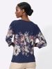 creation L 3/4-Arm-Shirt in marine-champagner-bedruckt