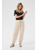 Cream Casual Hose CROtilie Loose fit in Oatmeal
