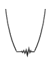 LIEBESKIND BERLIN Halskette The Heartbeat in schwarz
