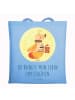 Mr. & Mrs. Panda Shopper Bag Glühwürmchen mit Spruch in Sky Blue