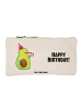 Mr. & Mrs. Panda Schminktasche Avocado Geburtstag mit Spruch in Weiß