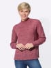 WITT WEIDEN Stehkragen-Pullover in kirsche-meliert
