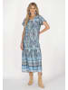 usha FESTIVAL Damen Kleid in Blau Mehrfarbig