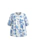 usha BLUE LABEL Women Blouse in Multicolor Sky Blue