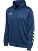 Hummel Hummel Poly Kapuzenpullover Hmlpromo Multisport Herren in DARK DENIM/LIME PUNCH