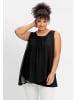 sheego 2-in-1-Top in schwarz