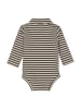 Noppies Body Spur in Stripe Pattern Dark Grey