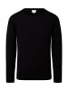 CASH-MERE.CH Rundhals Pullover in Schwarz