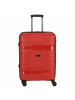 Check.In Memphis - 4-Rollen-Trolley 67 cm (blau) in rot