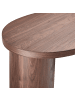 Beliani Couchtisch EASTON in Braun - (W) 130 x (H) 40 x (L) 52 cm