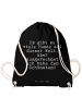 Mr. & Mrs. Panda Gymtasche Es gibt so viele... mit Spruch in Schwarz