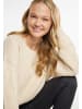 myMo Damen Strickpullover in creme