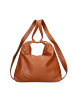 Gave Lux Umhängetasche, die in einen Rucksack umgewandelt werden kann in DARK COGNAC