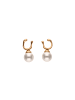 faina Women Drop Earrings in Gold White