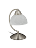 relaxdays Tischlampe in Silber - (H)25 cm