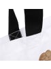 Mr. & Mrs. Panda Tote Bag Schildkröte Maus mit Spruch in Weiß