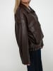 minus Jacket in Java Brown Print