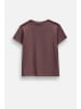Coccodrillo T-shirt mit kurzen Ärmeln in braun