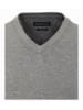 CASAMODA V-Pullover für Herren in silber