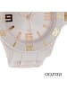 Oozoo Analog-Armbanduhr Oozoo Timepieces weiß extra groß (ca. 48mm)