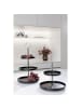 Fink Etagere Bilbao schwarz, silberfarben - (H) 33,5 cm